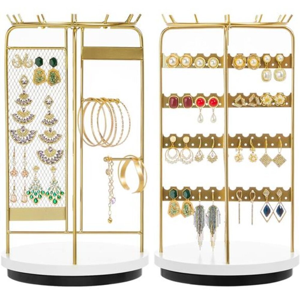 Jewelry Stand Large for Dresser: Earring Necklace Organizer for modern